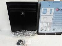 1 x brievenbus brabantia mat zwart - afbeelding 3 van  3