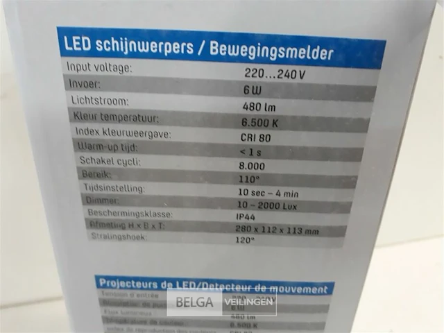 1 x buitenlamp met sensor led - afbeelding 3 van  3