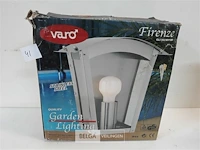 1 x buitenlamp muurmodel kapelmodel inox - afbeelding 1 van  3