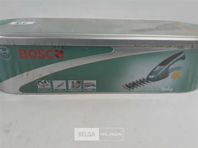 1 x buxusschaar 12 cm isio 3,6v in blikken opbergdoos - afbeelding 3 van  4