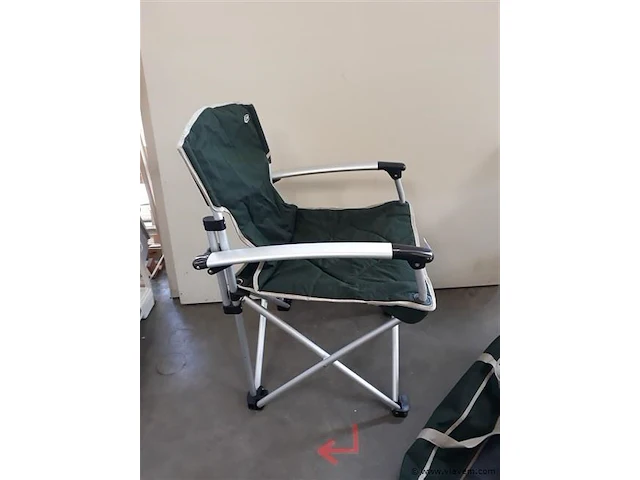 1 x campingstoel alu leuning opklapbaar - afbeelding 2 van  2