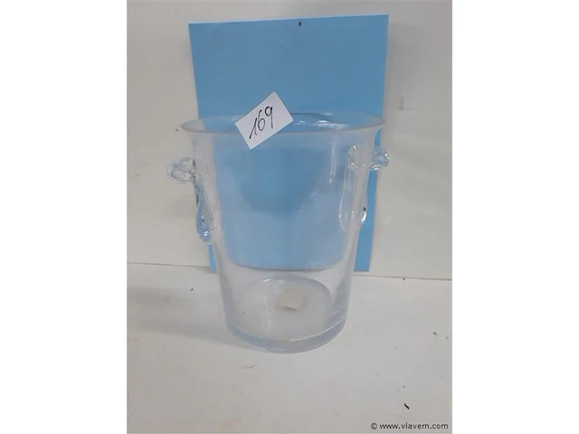 1 x champagne emmer glas 21 cm - afbeelding 1 van  2