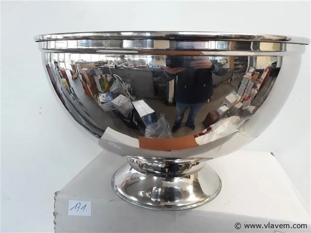1 x champagne emmer inox 37 cm - afbeelding 2 van  2