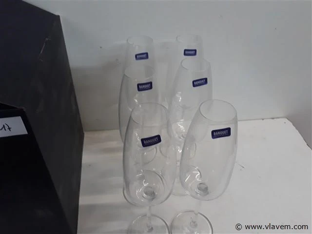 1 x champagneglazen 6 stuks - afbeelding 2 van  2