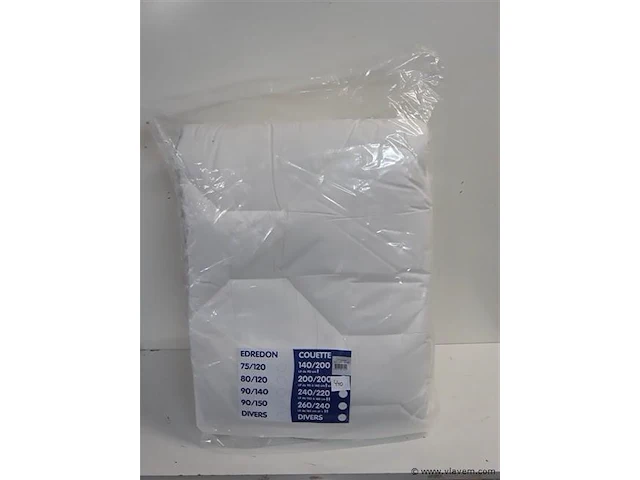 1 x dekbed 140x200 b-kwaliteit - afbeelding 2 van  2