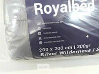 1 x dekbed zelesta 200x200 silver - afbeelding 3 van  3