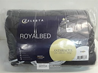 1 x dekbed zelesta 240x200 antraciet - afbeelding 1 van  3