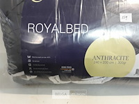 1 x dekbed zelesta 240x200 antraciet - afbeelding 3 van  3