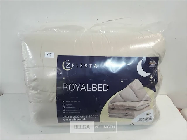 1 x dekbed zelesta 240x200 sand beach - afbeelding 1 van  3