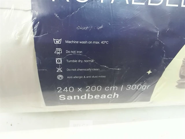 1 x dekbed zelesta 240x200 sand beach - afbeelding 3 van  3