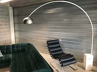 1 x design booglamp voet marmer