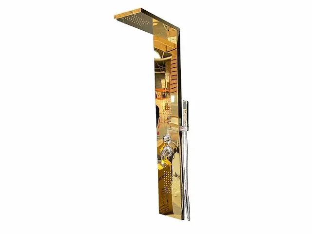 1 x design douchezuil - gold - afbeelding 1 van  5