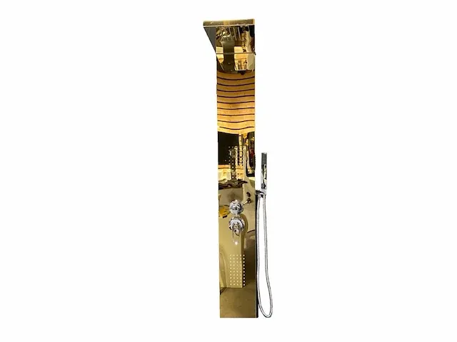 1 x design douchezuil - gold - afbeelding 2 van  5