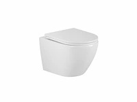 1 x design hangtoilet wit met rimless - afbeelding 3 van  7