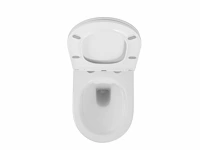 1 x design hangtoilet wit met rimless - afbeelding 6 van  7