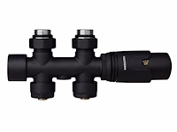 1 x design kraanset zwart- vloer (recht) - afbeelding 2 van  2
