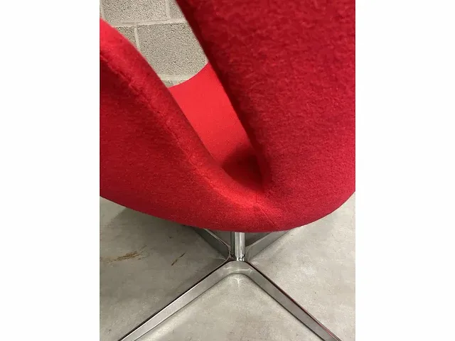 1 x design stoeltje rood - afbeelding 2 van  3