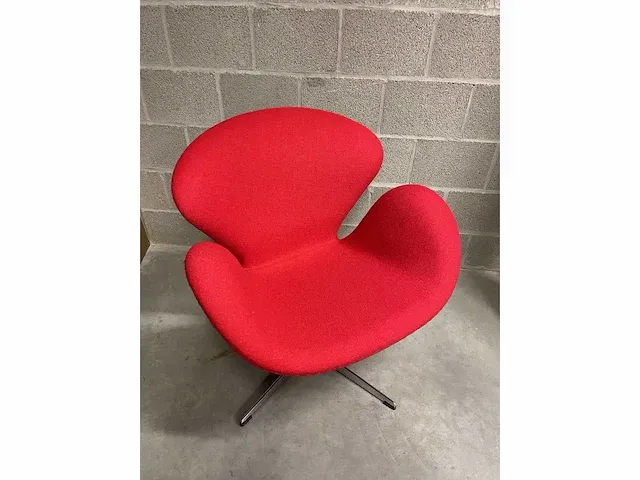 1 x design stoeltje rood - afbeelding 3 van  3