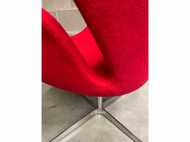 1 x design stoeltje rood - afbeelding 2 van  3