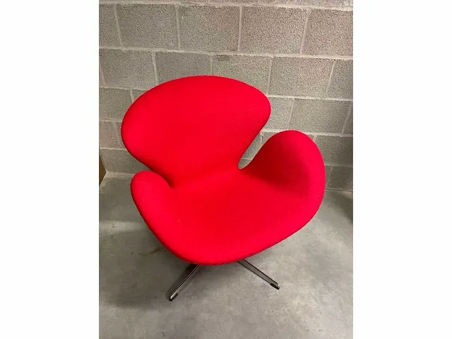1 x design stoeltje rood - afbeelding 3 van  3