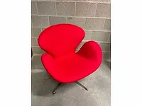 1 x design stoeltje rood - afbeelding 3 van  3