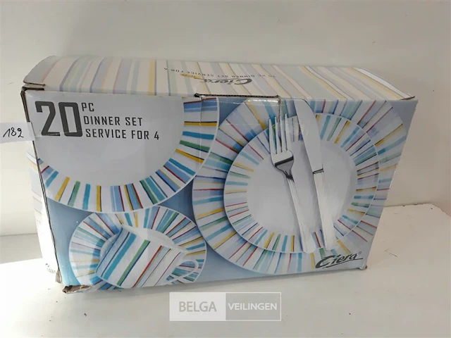 1 x dinnerset 20 delig voor 4 personen - afbeelding 1 van  3