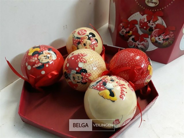 1 x disney kerstballen minny mouse 12 stuks - afbeelding 3 van  3
