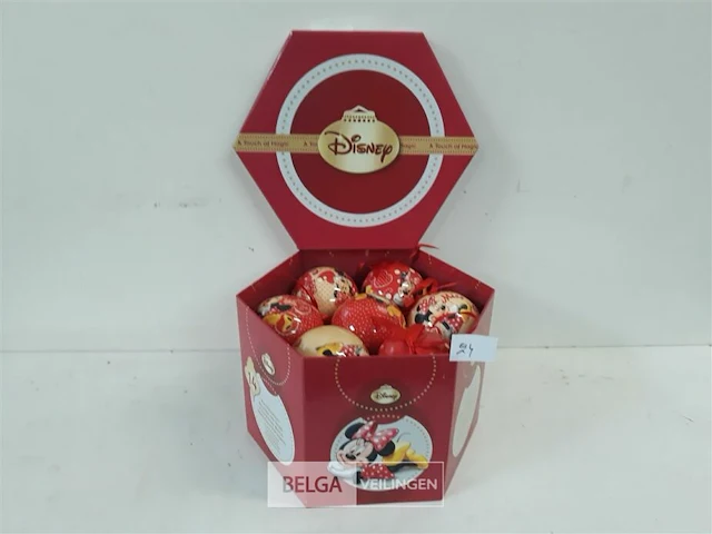 1 x disney kerstballen minny mouse 14 stuks - afbeelding 1 van  3