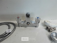 1 x douche/bad kraan + slang met kop showmodel - afbeelding 3 van  3