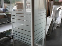 1 x douchedeur 80 + wand 75 cm showmodel - afbeelding 1 van  3