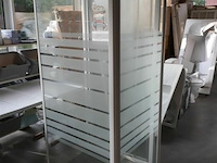 1 x douchedeur 80 + wand 75 cm showmodel - afbeelding 2 van  3