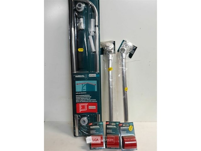 1 x douchestang voor hoek + toebehoren - afbeelding 3 van  3