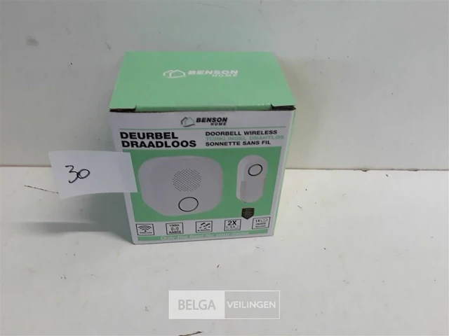 1 x draadloze deurbel 38 melodien - afbeelding 1 van  3
