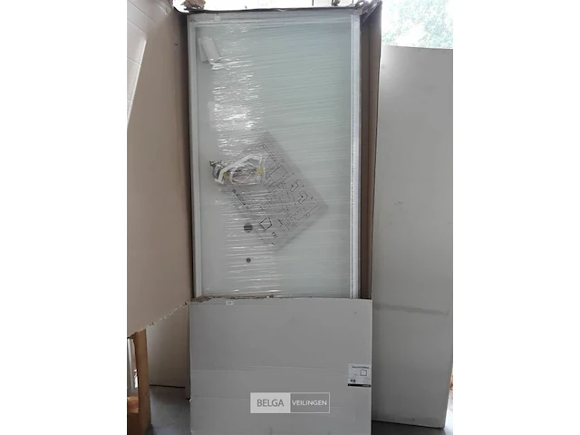 1 x draaideur + 3 zijwanden voor douchebak 80 cm - afbeelding 1 van  3