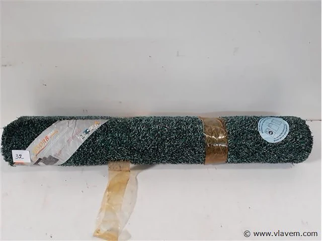 1 x droogloopmat 65x100 cm groen - afbeelding 1 van  2