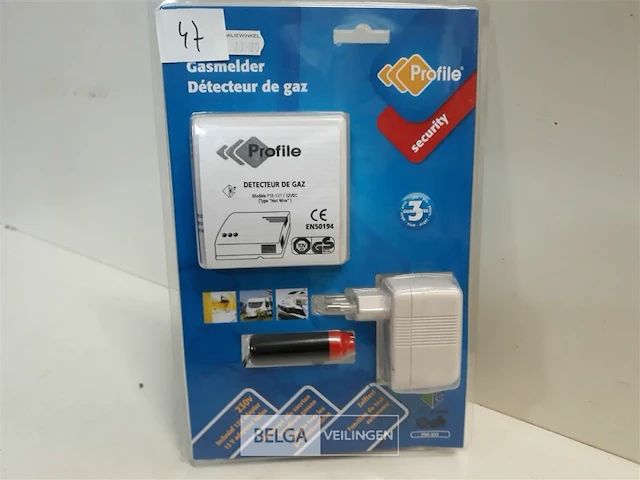 1 x gasmelder 12v/220v - afbeelding 1 van  3