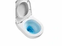 1 x geberit complete toiletset met glanzend wit tornado spoeling - afbeelding 4 van  5