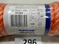 1 x geslagen polypropyleen touw 10mm 10 meter - afbeelding 3 van  3