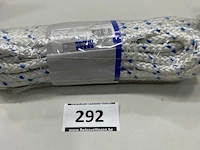 1 x gevlochten polypropyleen touw 3mm 15 meter - afbeelding 1 van  3