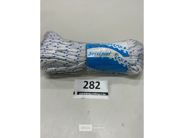 1 x gevlochten polypropyleen touw 6mm 20 meter - afbeelding 2 van  3