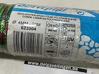 1 x gevlochten sporttouw 4mm 20 meter - afbeelding 3 van  3