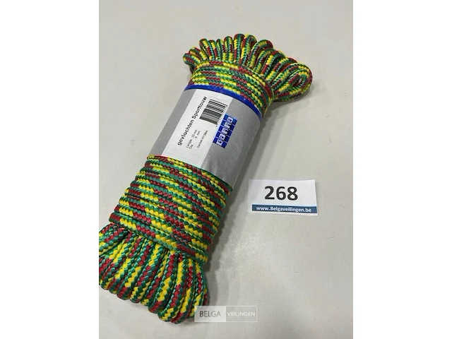 1 x gevlochten sporttouw 8mm 20 meter - afbeelding 1 van  3