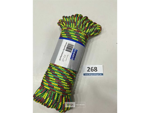1 x gevlochten sporttouw 8mm 20 meter - afbeelding 3 van  3