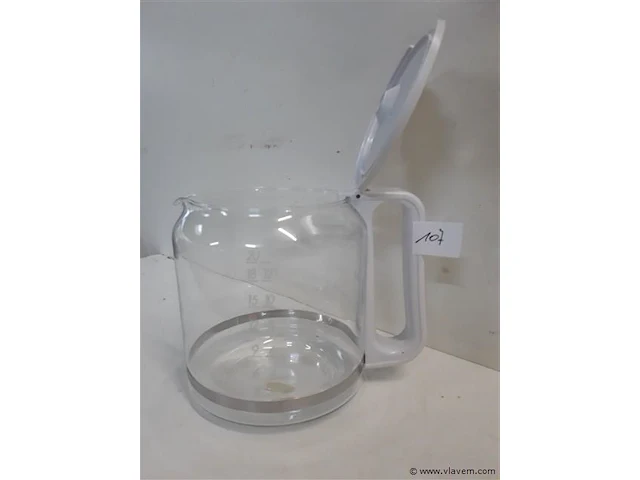 1 x glazen kan voor koffiemachine - afbeelding 2 van  2