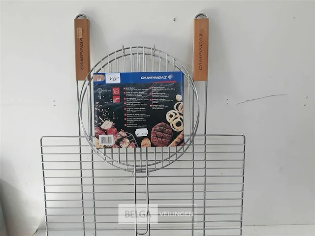 1 x grillrooster 1 x rond 30 cm + 1 x bbq rooster 53x40 cm - afbeelding 3 van  3
