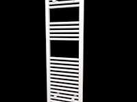 1 x h1200xb500 handdoekradiator mat wit - linteo - afbeelding 2 van  4