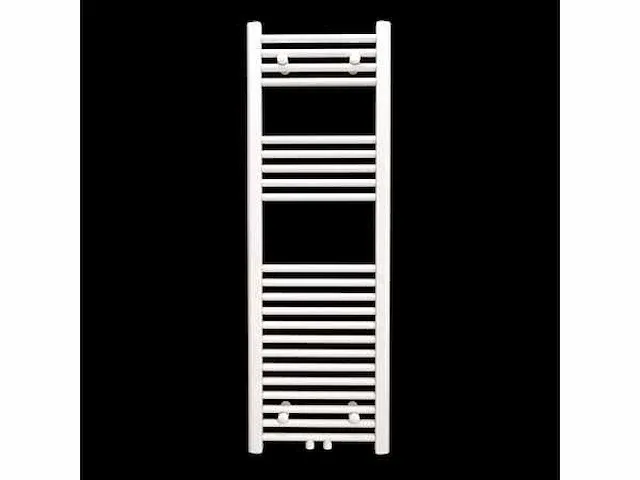1 x h1200xb500 handdoekradiator mat wit - linteo - afbeelding 1 van  4