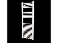1 x h1200xb500 handdoekradiator mat wit - linteo - afbeelding 2 van  4