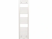 1 x h1600xb400 handdoekradiator mat wit - linteo - afbeelding 1 van  4