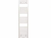 1 x h1600xb600 handdoekradiator mat wit - linteo - afbeelding 1 van  4